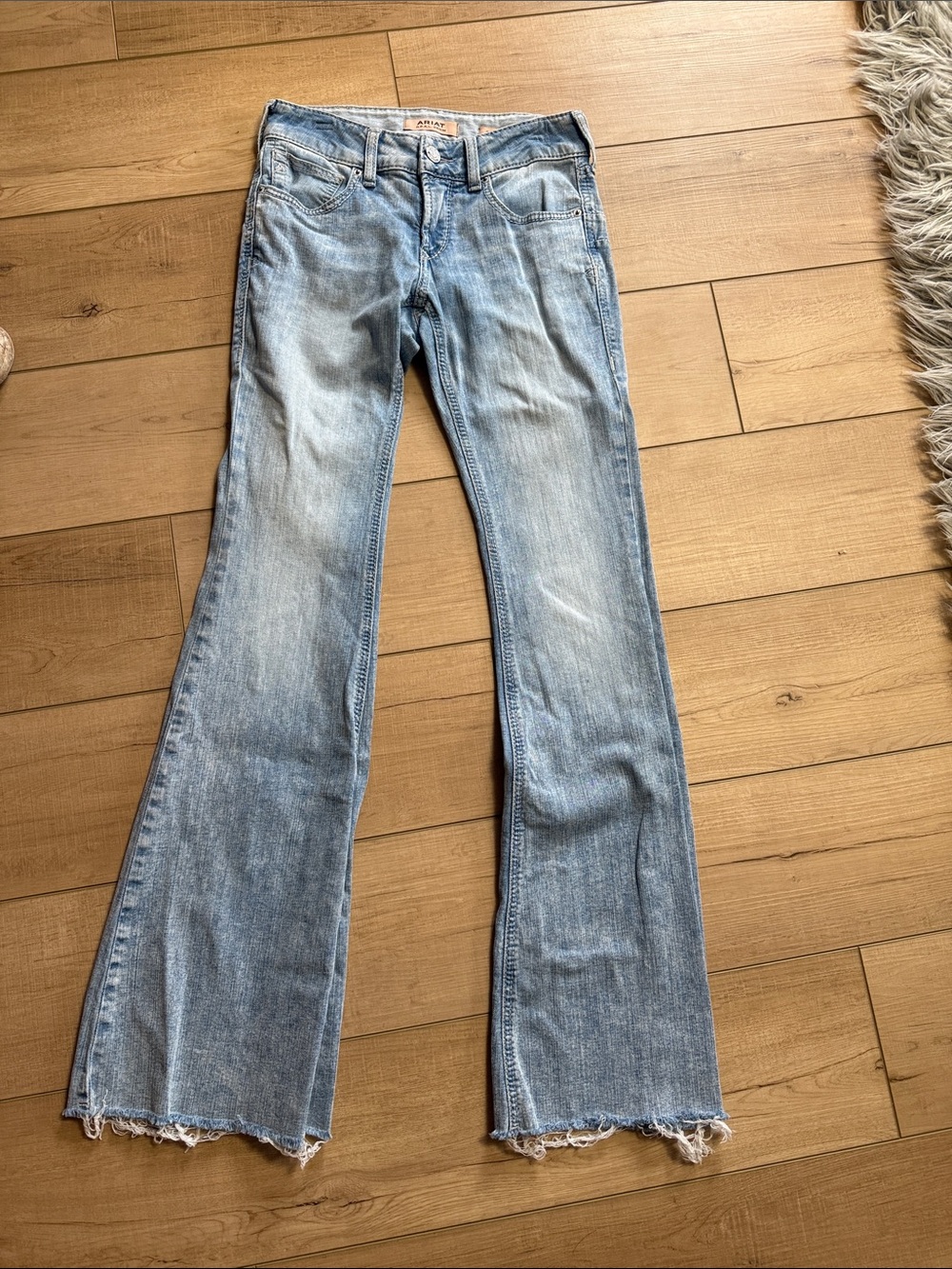 Light Wash Women's Flare Jeans Perfect Rise